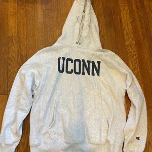 UCONN CHAMPION ADULT HOODED SWEATSHIRT